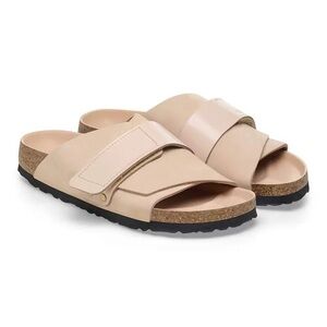 Birkenstock womens Kyoto New Beige Sandals Womens 9 Eu40 new with box